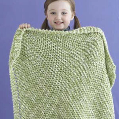 Delightful Tweed Baby Blanket in Lion Brand Vanna's Choice - 81108AD
