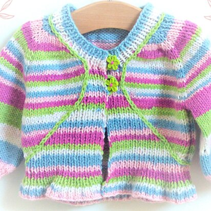 Candy Top Down Cardigan