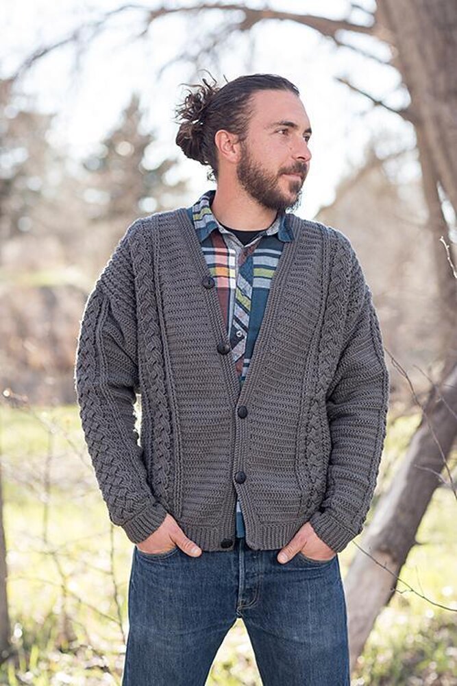 Temescal Cardigan Crochet pattern by Peter Franzi | LoveCrafts