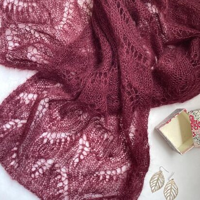 #335 Evangeline Shawl