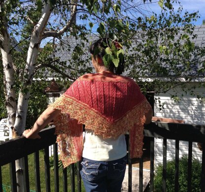 Summer breeze shawl