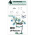 Art Impressions Watercolor Cling Rubber Stamps - Birds