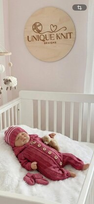 "Alyssum" Hooded Romper Set