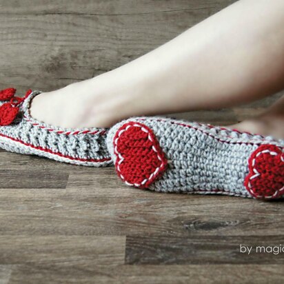 Valentine slippers