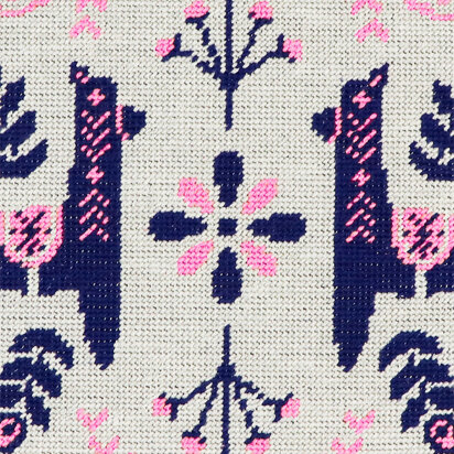 We Are Knitters Alpaca Folk Petit Point Kit - 43 x 28 cm