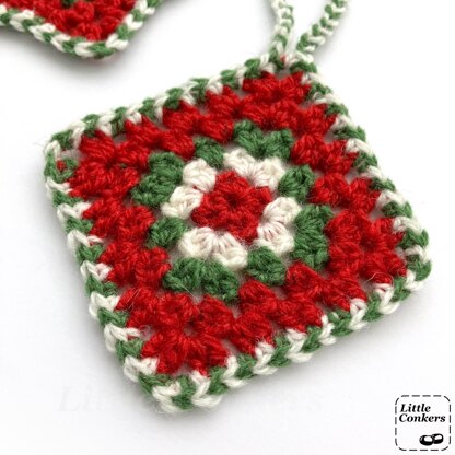 Granny Crochet Ornaments