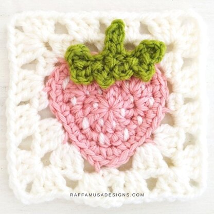 Strawberry Granny Square