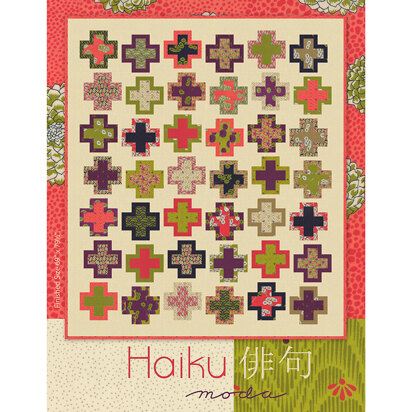 Moda Fabrics Haiku Crosses Quilt - Downloadable PDF
