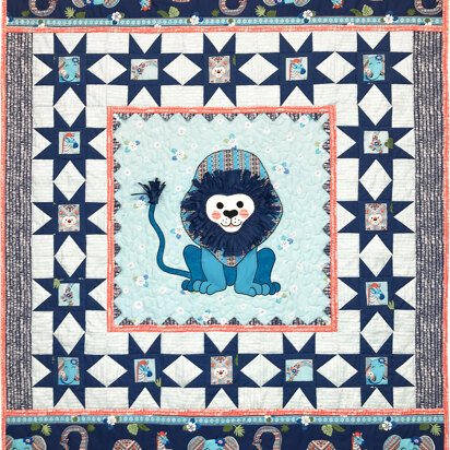 Michael Miller Fabrics Born To Be Wild Quilt - Downloadable PDF