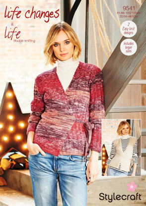 Cardigan and Waistcoat in Stylecraft Life Changes & Life DK- 9541 - Downloadable PDF