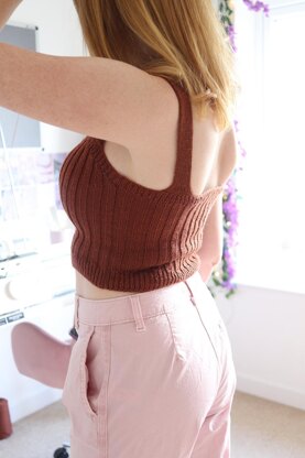 "Flora Aura" Machine Knit
