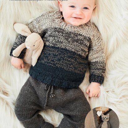 Babies Sweater and Toy in Rico Baby Classic DK - 924 - Downloadable PDF