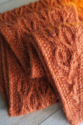 Glowing Ember Shawl