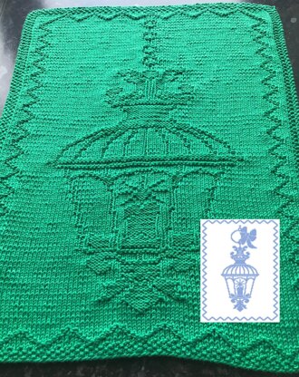 Nr. 595 – Christmas lamp guest towel