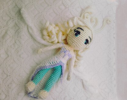 Alena: The Snow Princess PDF Amigurumi Pattern English