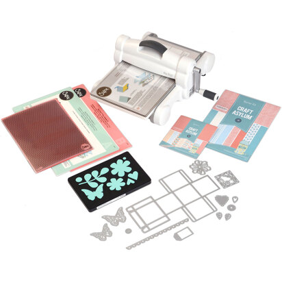 Sizzix Big Shot Plus Starter Kit (US Version) - White W/Gray