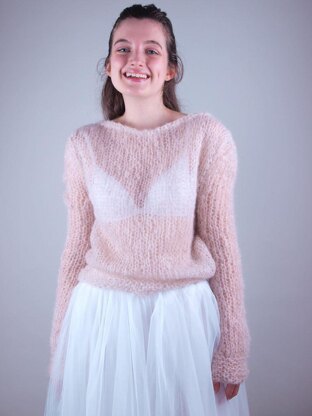 Light mohair sweater