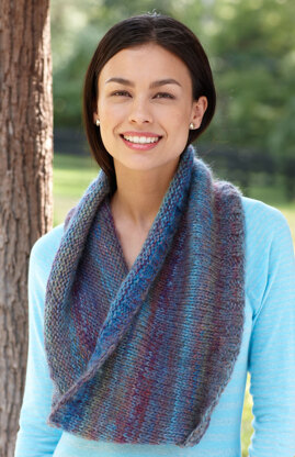 Port Chester Cowl in Lion Brand Amazing - 90582B