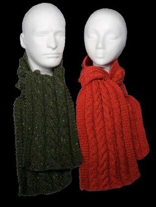 Easy Cable Scarves