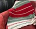 Christmas Lane Striped blanket