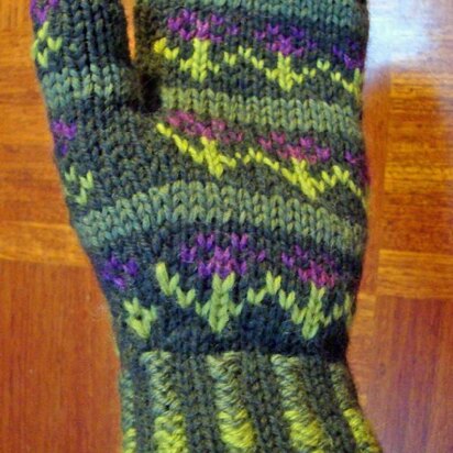 Tidy Flowers Fair Isle Mittens