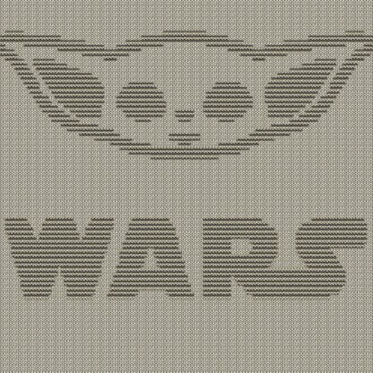 Star Wars Yoda blanket Knitting Pattern, Knit and Purl only