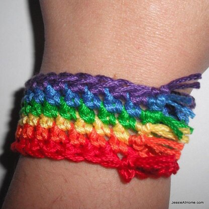 Simple Rainbow Bracelet