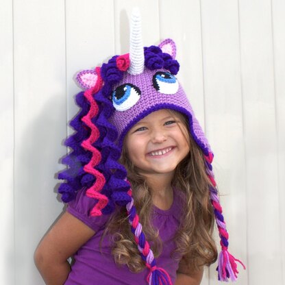 Crochet Unicorn / Pony Hat