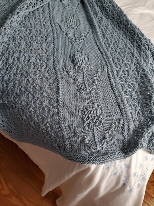 Hydrangea Baby Afghan