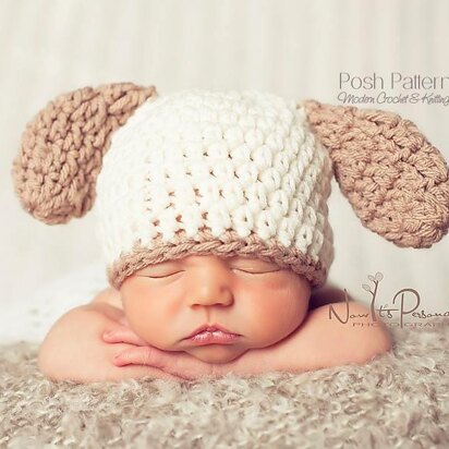 Puppy Dog Crochet Hat Pattern 297