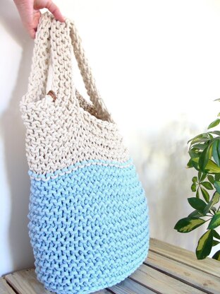 Slouch tote bag online pattern