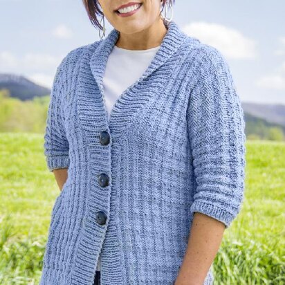 Tweed Rib Cardigan #184