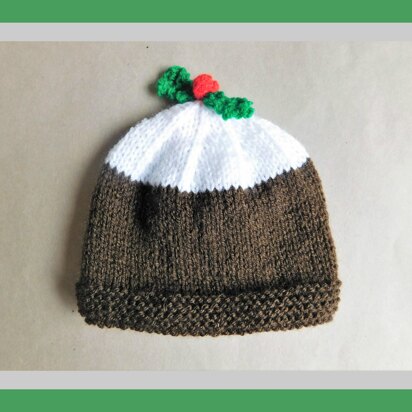 Christmas Pudding Baby Hat