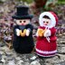 Christmas Carol Singer Dolls Knitting Pattern - Toy Knitting Pattern
