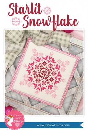 It's Sew Emma Starlit Snowflake Cross Stitch Pattern - ISE-418 - Leaflet