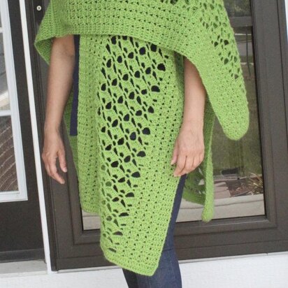 Meadows Crochet Ruana Pattern