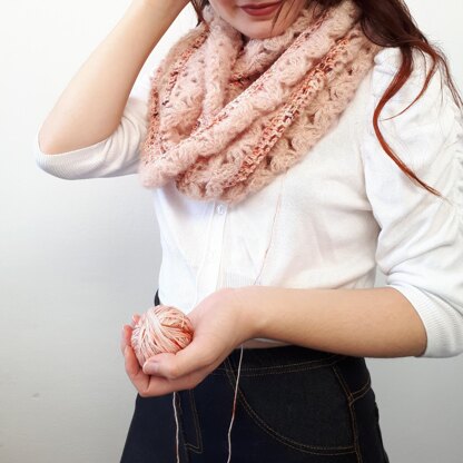 Butterfly infinity scarf