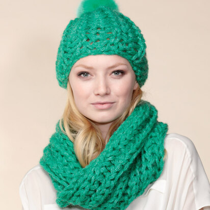 Hats & Snoods in Rico Fashion Gigantic Mohair - 209