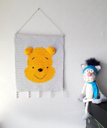 Wall hanging decor bear