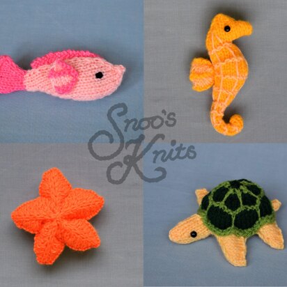 Sea Creatures Knitting Pattern Snoo's Knits