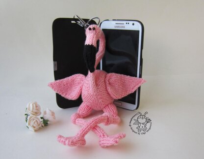 Keychain Pink flamingo