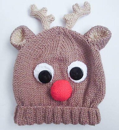 Reindeer Animal Baby Beanie Hat