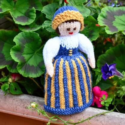 Finland National Costume Doll Knitting Pattern - Toy Knitting Pattern
