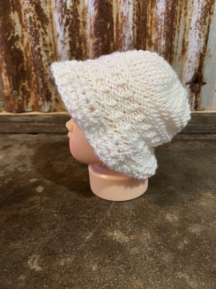 Floppy Brim Baby Hat -- a loom knit pattern Knitting pattern by