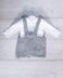 Knitted Bunny pinafore 0-2 yrs