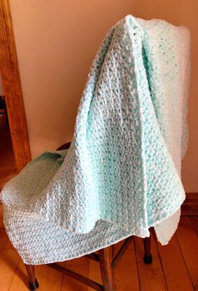 Crochet Velvet Warm Blanket