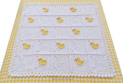 Filet crochet discount duck blanket pattern