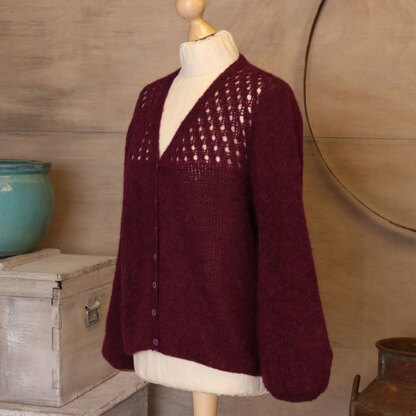 Gaspra Cardigan in The Fibre Co. Cirro - Downloadable PDF