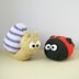Sammy Snail and Lil Ladybug