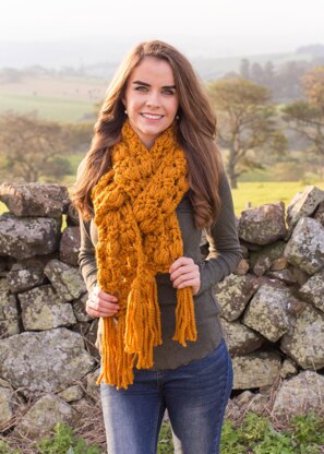 Butterscotch Tassel Scarf